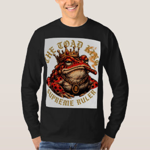 ADOM Premium "Toad King" Minimalistisk Grafisk Lån T Shirt