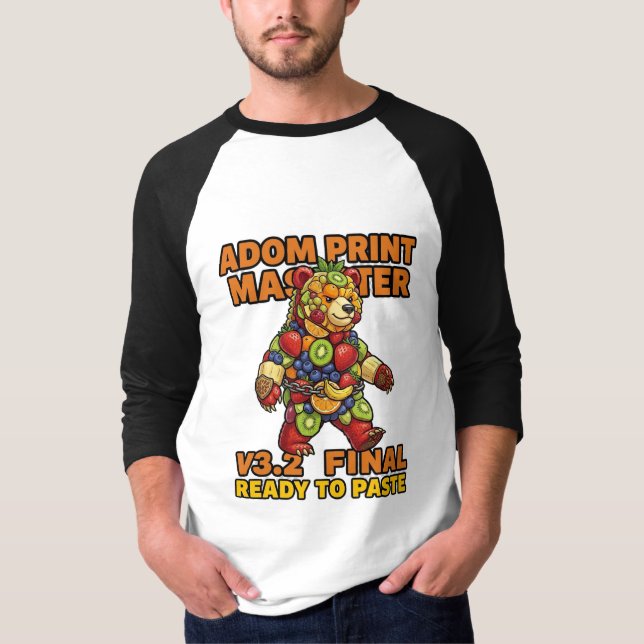Adom Print Master V3.2 Final T Shirt (Framsida)