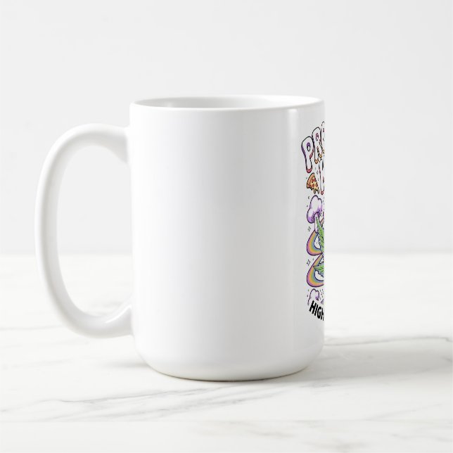 ADOM "Professor Kush" Dam Grafisk T-shirt Kaffemugg (Vänster)