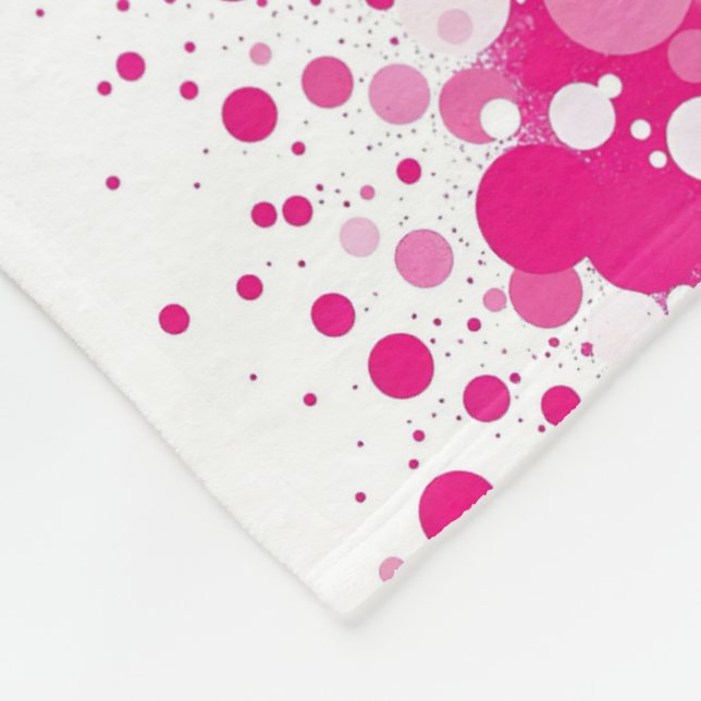 ADOM Rosa Halvtonssymmetri Filta Fleecefilt (Hörn)