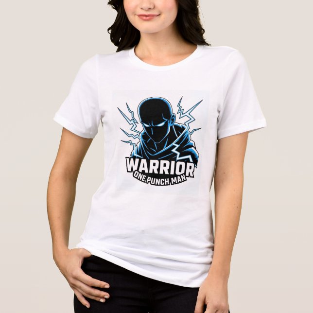 ADOM "Warrior" One Punch Man Damtröja T Shirt (Framsida)