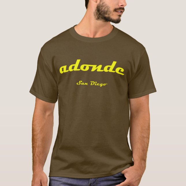 adonde - San Diego t-shirt (Framsida)