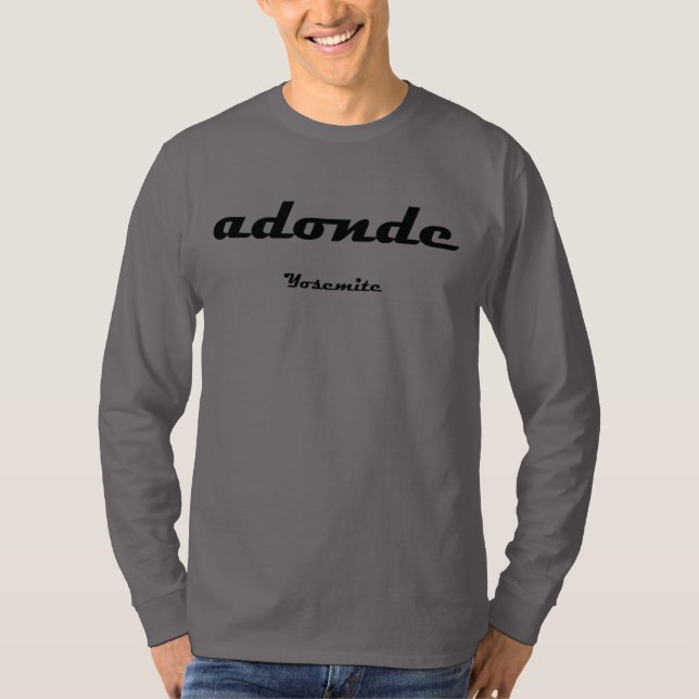 adonde - Yosemite långärmad shirt T Shirt (Framsida)