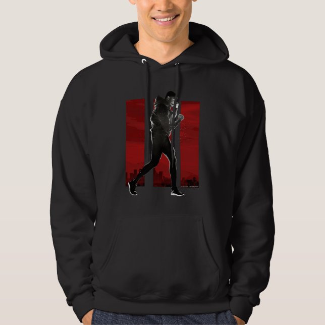 Adonis Creed pose faced right on III red Hoodie (Framsida)