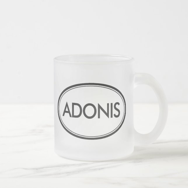 Adonis Frostad Glasmugg (Höger)
