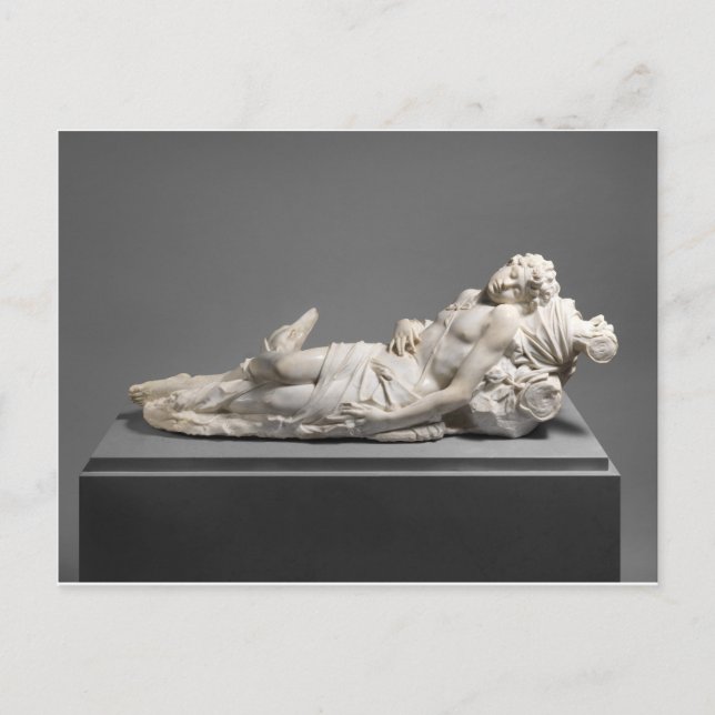 Adonis-skulptur Vykort (Framsida)