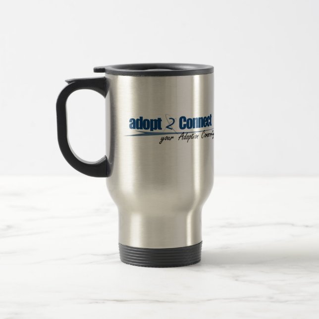 adopt2Connect-kaffemugg Resemugg (Vänster)