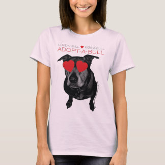 "Adopt-A-Bull" Fundraiser Hund Rädding i centrala  T-shirt