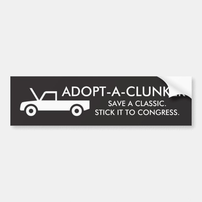 ADOPT-A-CLUNKER BILDEKAL (Framsidan)