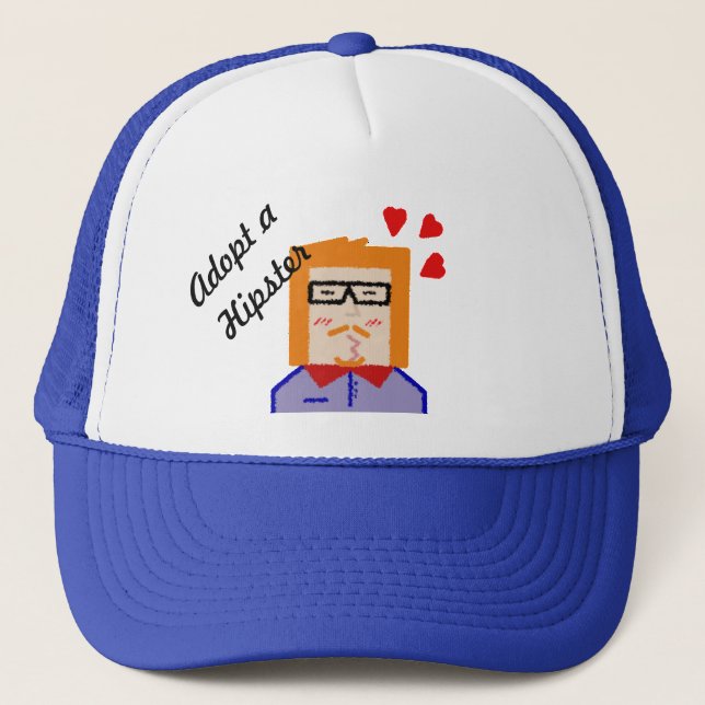 Adopt a Hipster cap Keps (Framsida)
