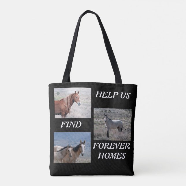 Adopt a Wild Horse Tygkasse (Baksida)