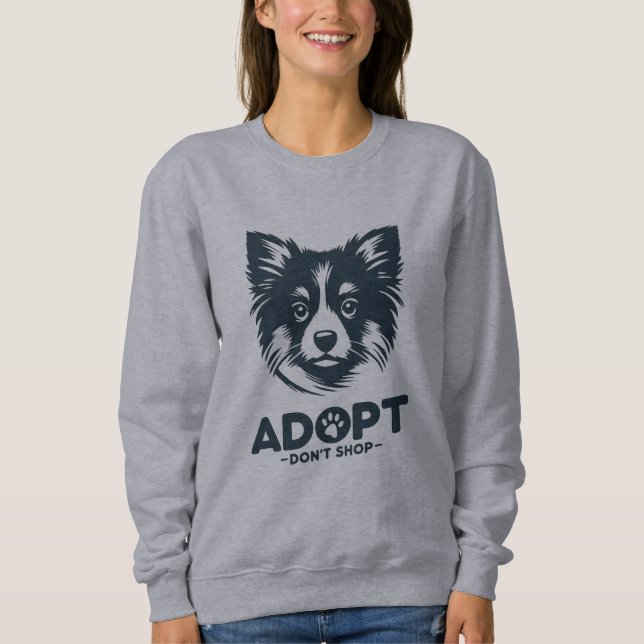 Adopt don't shop 3 t shirt (Framsida)