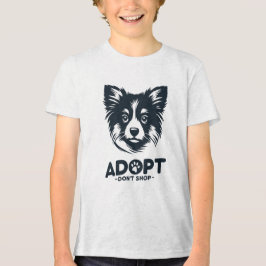 Adopt don't shop 3 t shirt