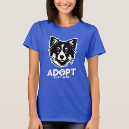 Adopt don't shop 3 t shirt