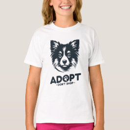 Adopt don't shop 3 t shirt
