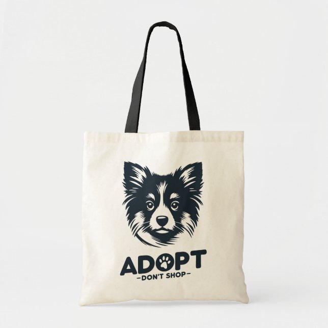 Adopt don't shop 3 tygkasse (Framsidan)