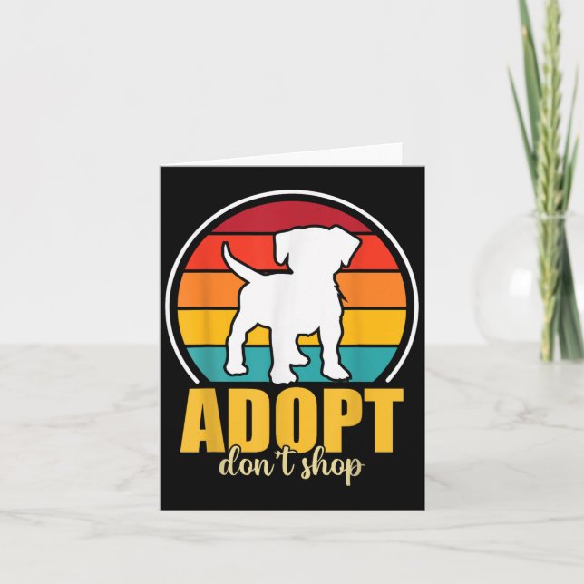 Adopt Dont Shop Kort (Framsida)