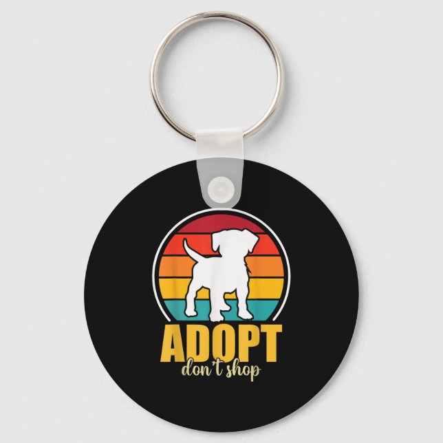 Adopt Dont Shop Nyckelring (Framsida)