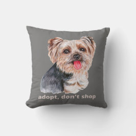 ADOPT, DON'T SHOP (Yorkshire Terrier) söt hund Kudde