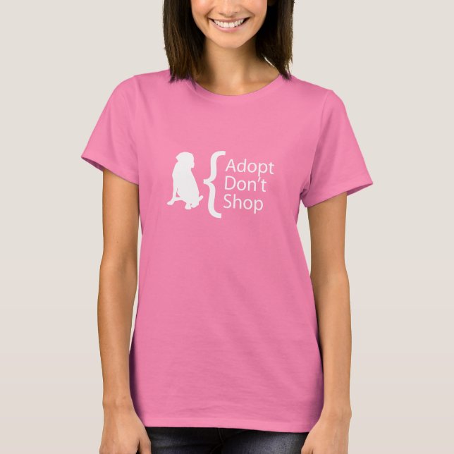 Adopt Shop fungerar inte T Shirt (Framsida)