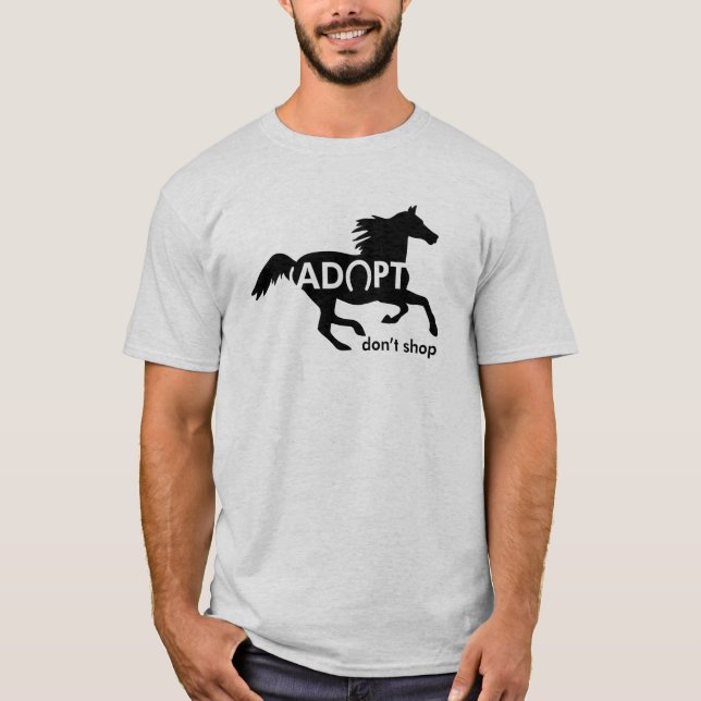 Adopt Shop Horse T Shirt (Framsida)