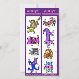 Adopt Shop, Rädda djuren, Bokmärken Kort