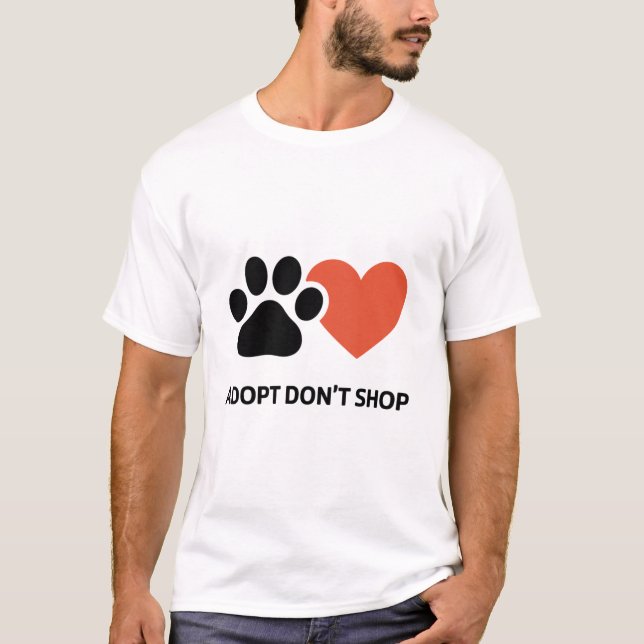Adopt Shop Shirt - spara inte T (Framsida)