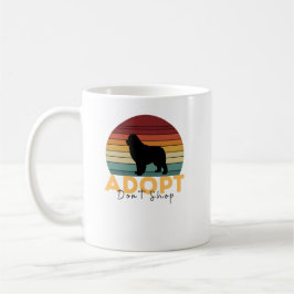 Adopt Shop Shop inte Newfy Hund Mugg - Shelter Pet