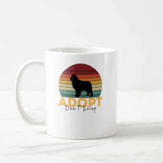 Adopt Shop Shop inte Newfy Hund Mugg - Shelter Pet