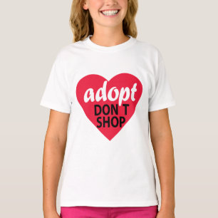 Adopt shoppar inte t shirt