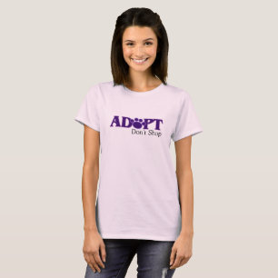 Adopt shoppar inte utslagsplatsen för kvinnor t shirt