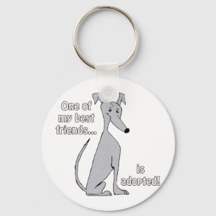 Adopted~Blue Nyckelring