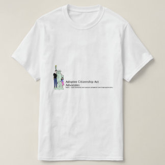 Adopteemedborgarskap agerar t-shirt