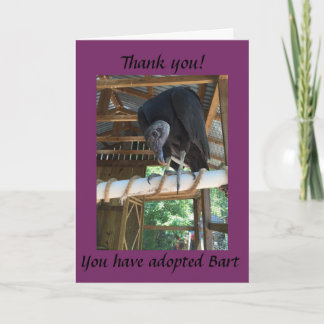 Adoptera barten den svart gammet tack kort