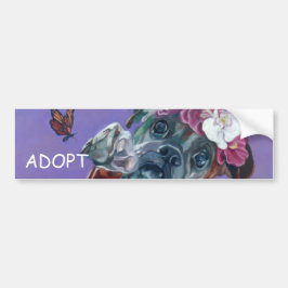 ADOPTERA bildekalboxarehunden Bildekal