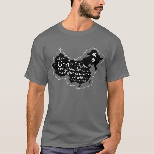 Adoptera chinan tee shirt (Framsida)
