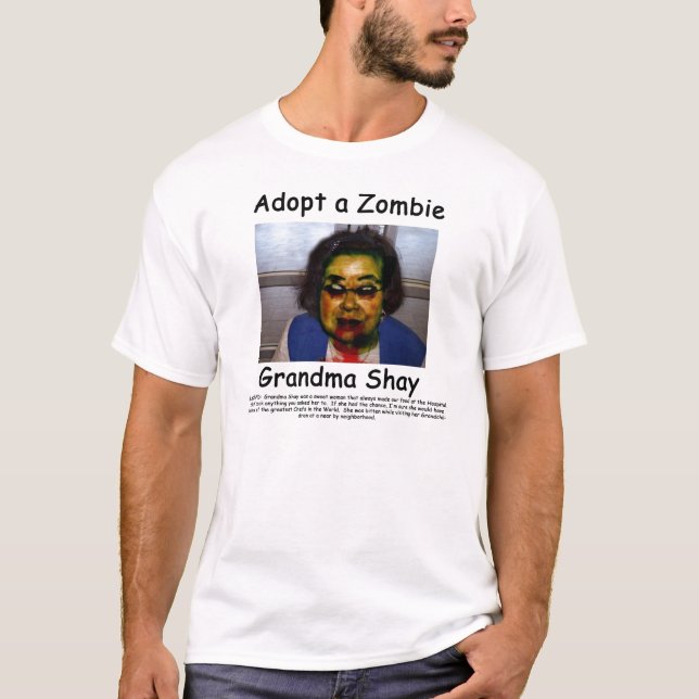 Adoptera den mormorShay zombien T-shirt (Framsida)