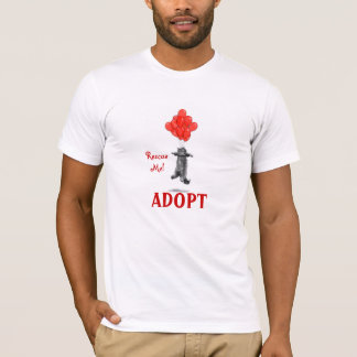 ADOPTERA den unisex- utslagsplatsen för röda T-shirt