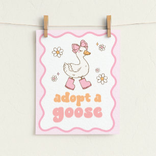 Adoptera en gås skylt