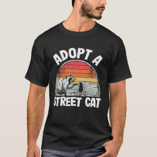 Adoptera en gata katt Tvättbjörn 10 T Shirt