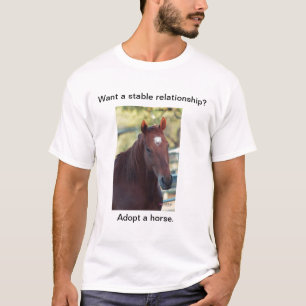Adoptera en häst t shirt