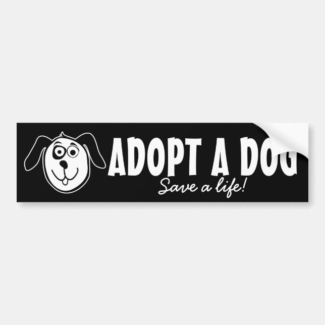 Adoptera en hundbildekal bildekal (Framsidan)