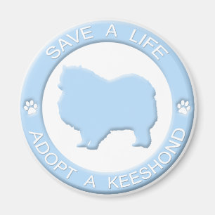 Adoptera en Keeshondmagnet Magnet