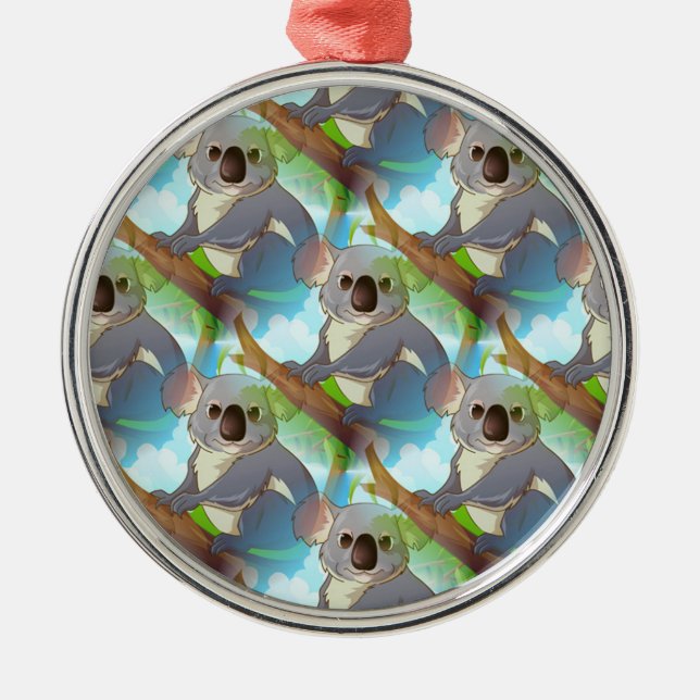 Adoptera en Koala! Julgransprydnad Metall (Framsidan)