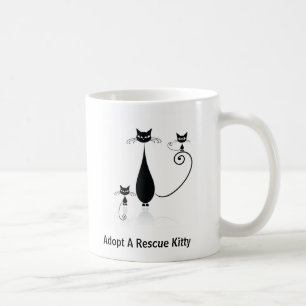 Adoptera en räddingkattungemugg kaffemugg