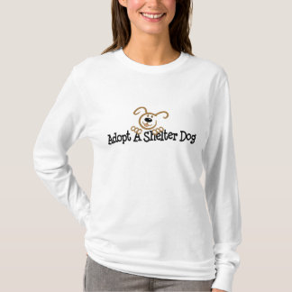 Adoptera en skyddhund t-shirt