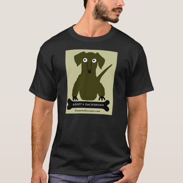 "Adoptera en tax" som är designad vid Zermeno T-shirt (Framsida)
