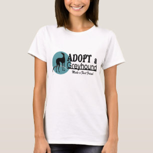 Adoptera en vinthundhundlogotyp tröja