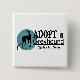 Adoptera en vinthundlogotyp knapp
