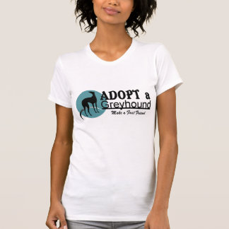 Adoptera en vinthundlogotyp tee shirt